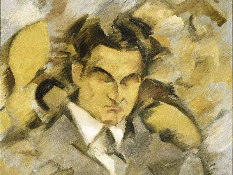 1890-Rafael Barradas - Ritratto di Alberto Lasplaces (1920) - Museo Nacional Centro de Arte Reina Sofía, Madrid